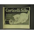 1913 Corticelli Silk Ad - Too strong to break