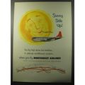 1953 Northwest Airlines Ad - Sunny side up