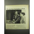 1955 Cunningham & Walsh Ad - The man from Cunni...