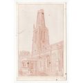 1918 Church Damage Done by an Aeroplane Crash S...
