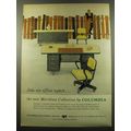 1959 Columbia-Hallowell Meridian Collection Office Furniture Advertisement