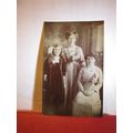 FAMILY picture Edwardian fashion antique photog...