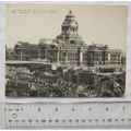 vintage large postcard Brussels, Palace of Just...