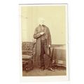 Victorian cdv photo elderly man standing Leamin...