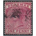 Bahamas 1884 SG49 1d Br Carmine (Aniline) Fine....