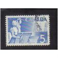 1955 canada pioneer settlers 5c f/u sg481