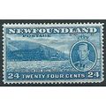 Newfoundland 1937 SG265 24c Light Blue Coronati...