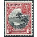 Grenada 1934 SG137 1 1/2d Black & Scarlet Mount...
