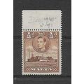 Malta.SG218a 1/2d H.M.S. St Angelo (Red-Brown)....