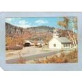 NH Stark Covered Bridge Postcard Stark Bridge O...