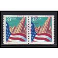 Used 3280 33c U.S. Flag Over City Very Fine CNP...