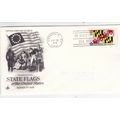 Maryland United States 1976 State Flags FDC Ann...