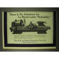 1922 R.K. Le Blond Machine Tool Lathe Ad - Reli...