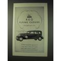 1931 REO Flying Cloud Eight Five-Passenger Sedan Ad