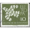 GERMANY, Europa, CEPT, Carrier Pigeon, olive 19...