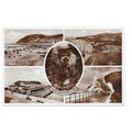 SUPERB REAL PHOTOGRAPHIC MULTI-VIEW POSTCARD OF...