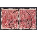Australia 1931 KGV 2d Golden Scarlet CofA P13½x...
