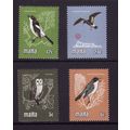 MALTA 1981 BIRDS SG 655 / 658 SET 4 VALS U/M MI...