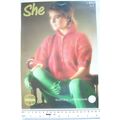 Vintage: Sirdar 8012 top, mohair