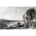 ESTWAITE-WATER, LOOKING TOWARDS HAWKSHEAD 1858 ...