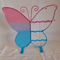 Metal BUTTERFLY EARRING Tree Jewelry Holder Rin...