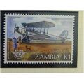 Zambia QEII 1984 Air Transport K1 DH66 Hercules...