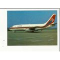 Aviation AIR MALTA BOEING 737-2Y5 Postcard by E...