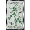 Mi 1062: 1 Kč 60 green World and European Sport...