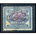 Used Revenue 40c N.Y. Stock Transfer Fine Just ...