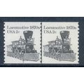 1897A 2c Locomotive Fine MNH Dry Gum CNP Left 3...