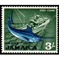 Jamaica 1964 Fish 3/- MNH Stamp Blue Marlin