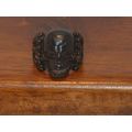 New Men’s Black Skull Bone Band Stainless Steel...