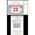 920a, MNH 5¢ Denmark Reverse Printing of Flag C...