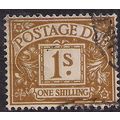GB 1968 QE2 1/-d Ochre Postage Due Used SG D74 ...