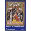 EQUATORIAL GUINEA, Easter, Zaragoza, Tryptych, ...