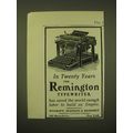 1902 Remington Typewiter Ad - In twenty years