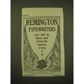 1902 Remington Typewiter Ad - Remington typewri...