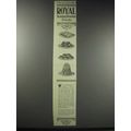 1914 Royal Baking Powder Ad - Foods