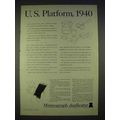 1940 Mimeograph Duplicator Ad - U.S. Platform, ...