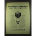 1973 Manufacturers Hanover Ad - Exports Take Off
