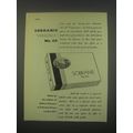 1949 Sobranie Virginia No. 40 cigarettes Ad