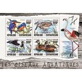 CENTRAL AFRICA 2016 SHEET MNH WATER BIRDS OISEA...
