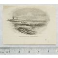 1860s engraving - Calais from the Sea