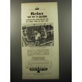 1950 American President Lines Cruise Ad - Relax your way to california