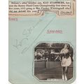 Kay Stammers Wimbledon Tennis Ladies 1935 Hand ...