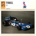 Collectors Club card. Classic Cars. Tyrrell 003