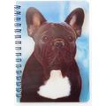 BLACK FRENCH BULLDOG 3D NOTEBOOK great gift for...