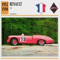 Collectors Club card. Classic Cars. Renault VP
