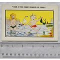 vintage comic postcard Look At This Funny Seawe...