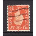 GREAT BRITAIN 1937 SG465i 2d ORANGE WMK INVERTE...